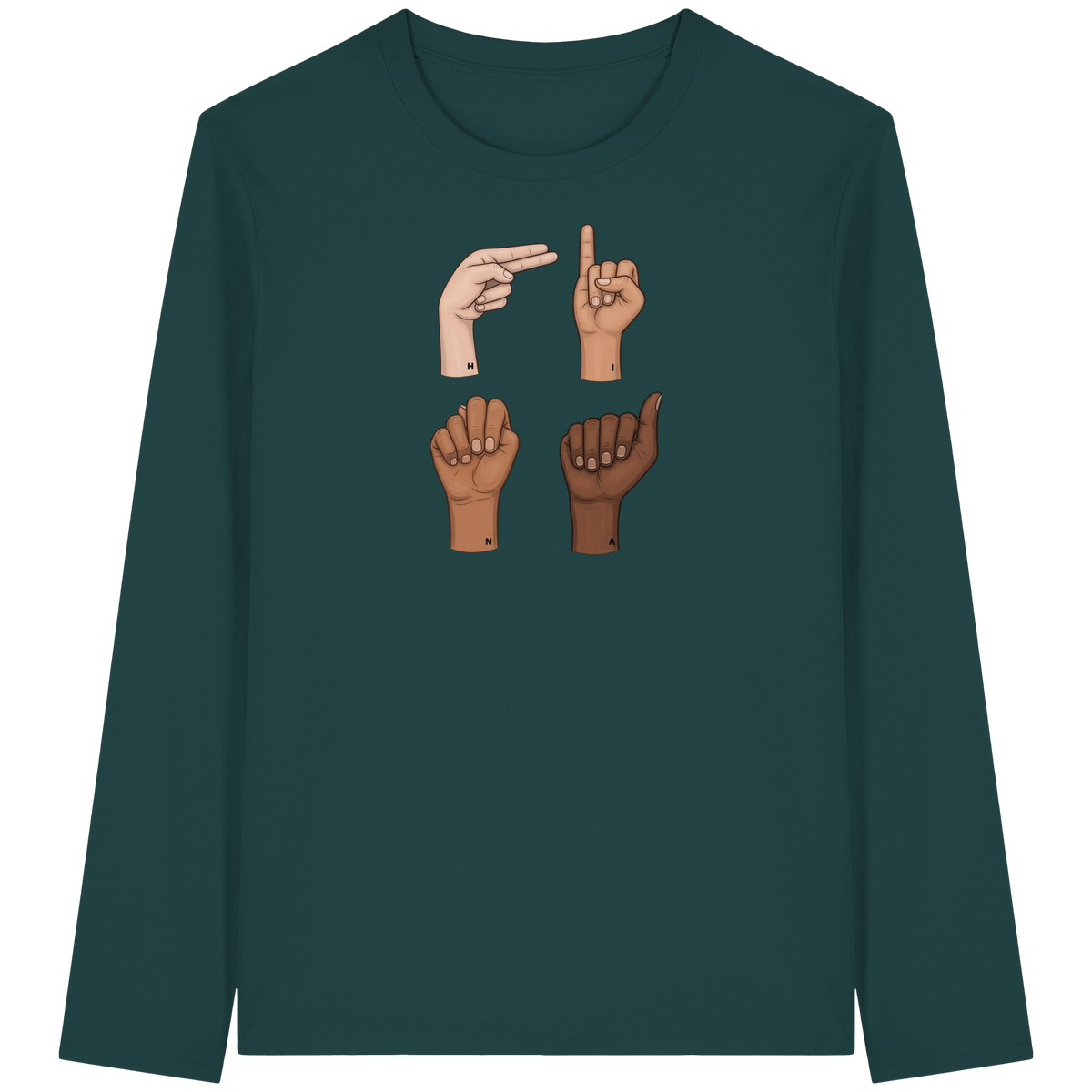 The Fingers - Organic Longsleeve T-Shirt