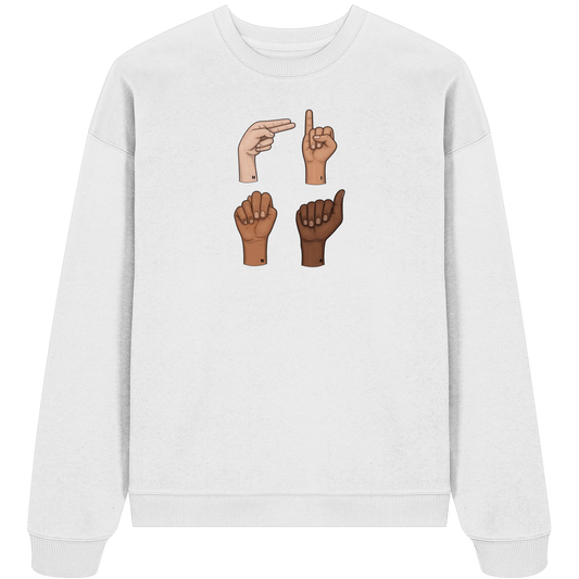 The Fingers - Organic Oversize Sweatshirt