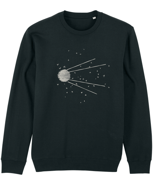 Organic Sweatshirt - The Sputnik Black