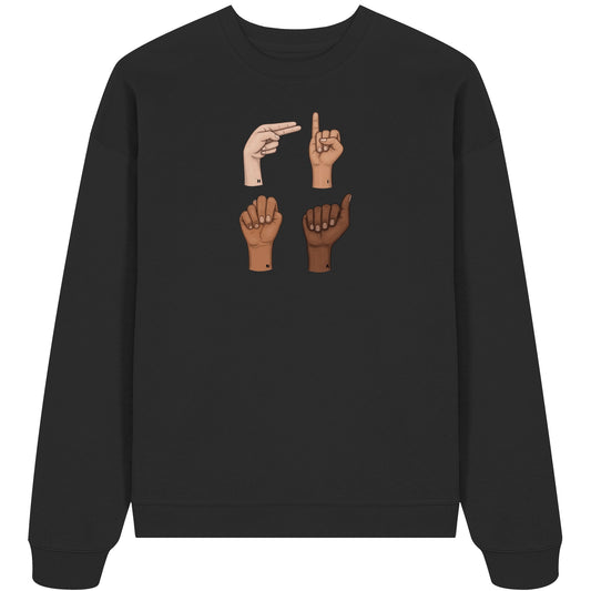 The Fingers - Organic Oversize Sweatshirt