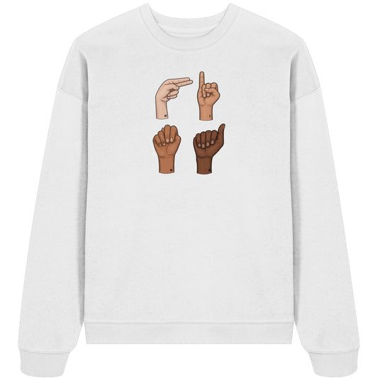 The Fingers - Organic Oversize Sweatshirt