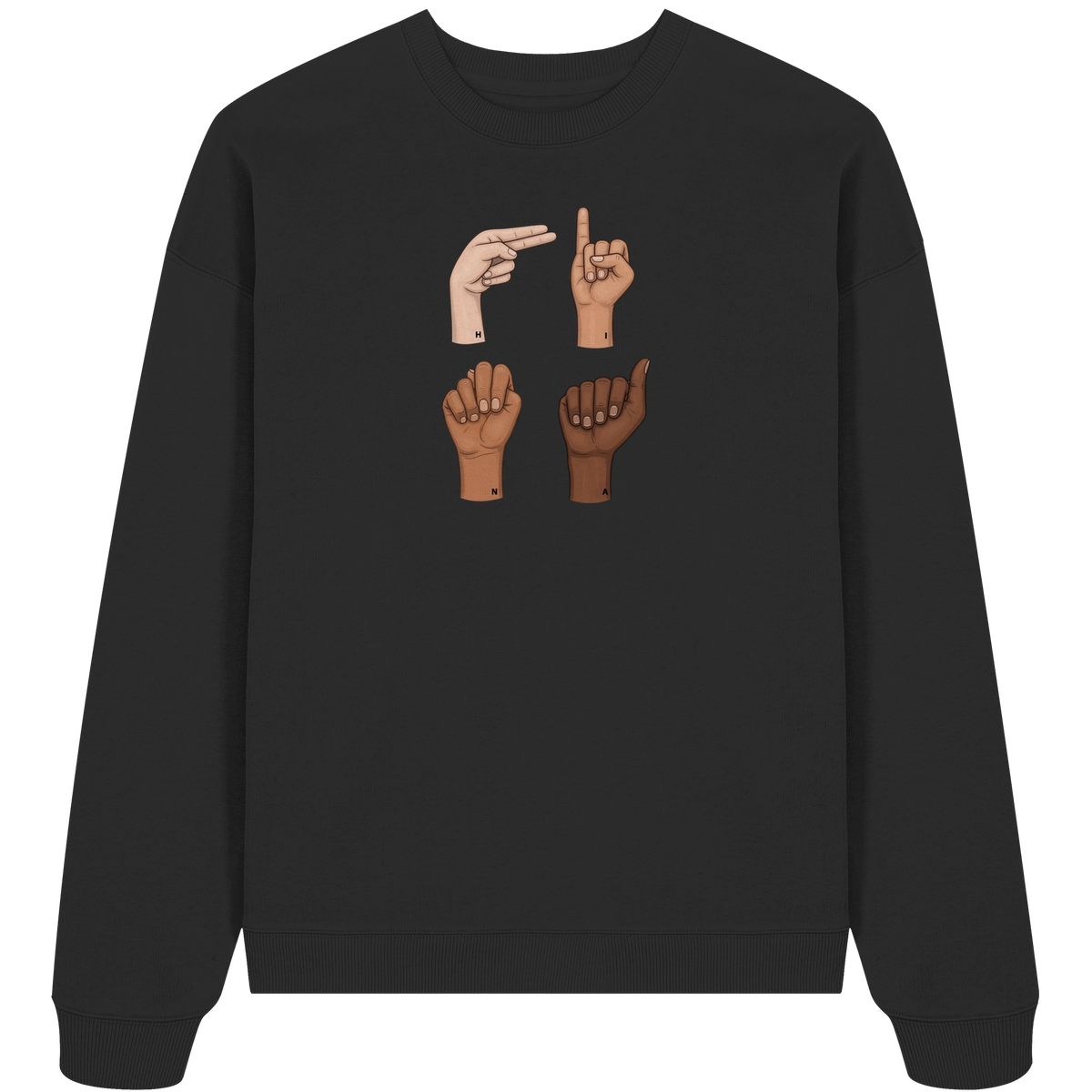 The Fingers - Organic Oversize Sweatshirt