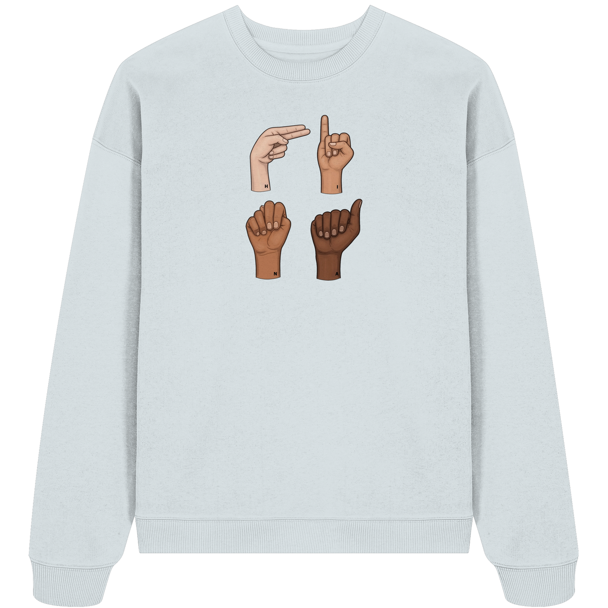 The Fingers - Organic Oversize Sweatshirt