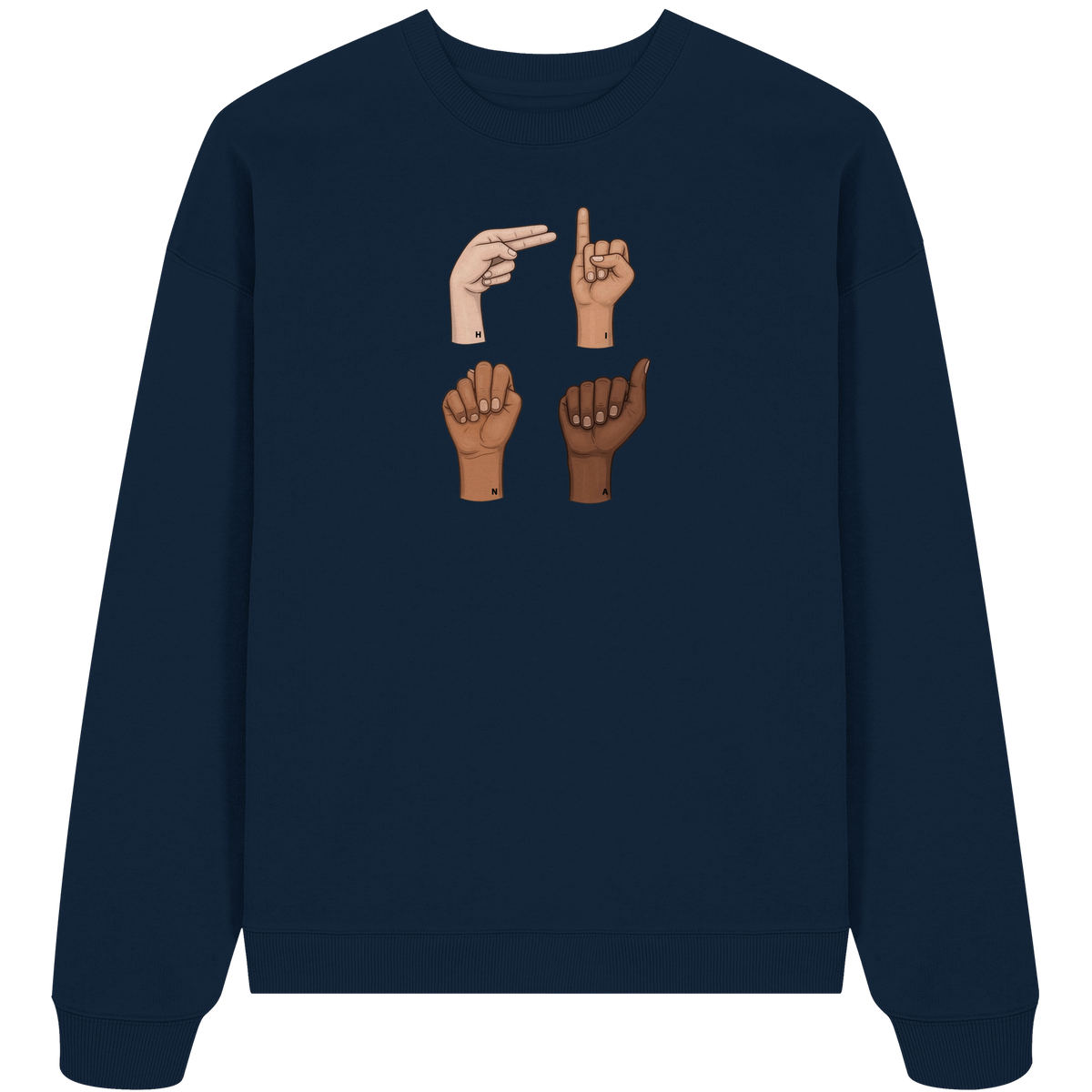 The Fingers - Organic Oversize Sweatshirt