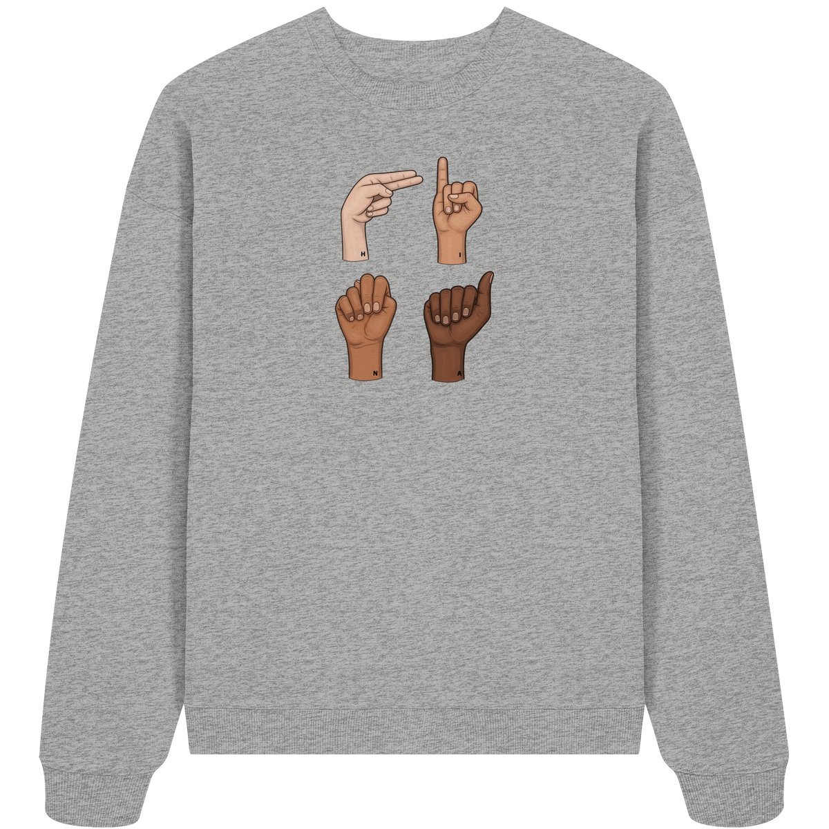 The Fingers - Organic Oversize Sweatshirt