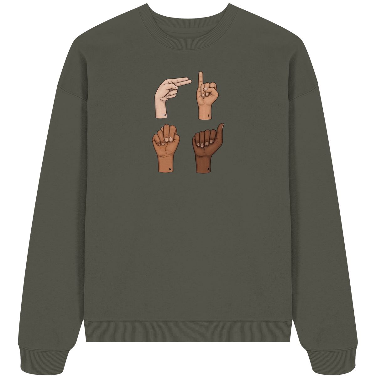 The Fingers - Organic Oversize Sweatshirt