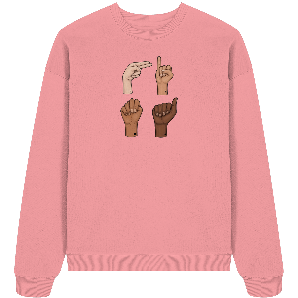 The Fingers - Organic Oversize Sweatshirt