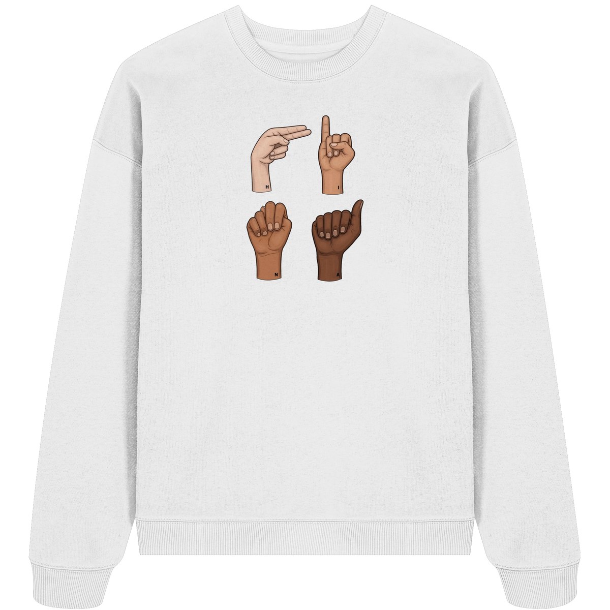 The Fingers - Organic Oversize Sweatshirt