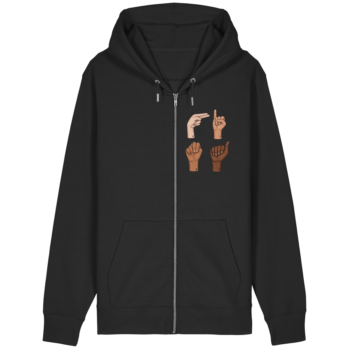 The Fingers - Organic Relaxed Zipper