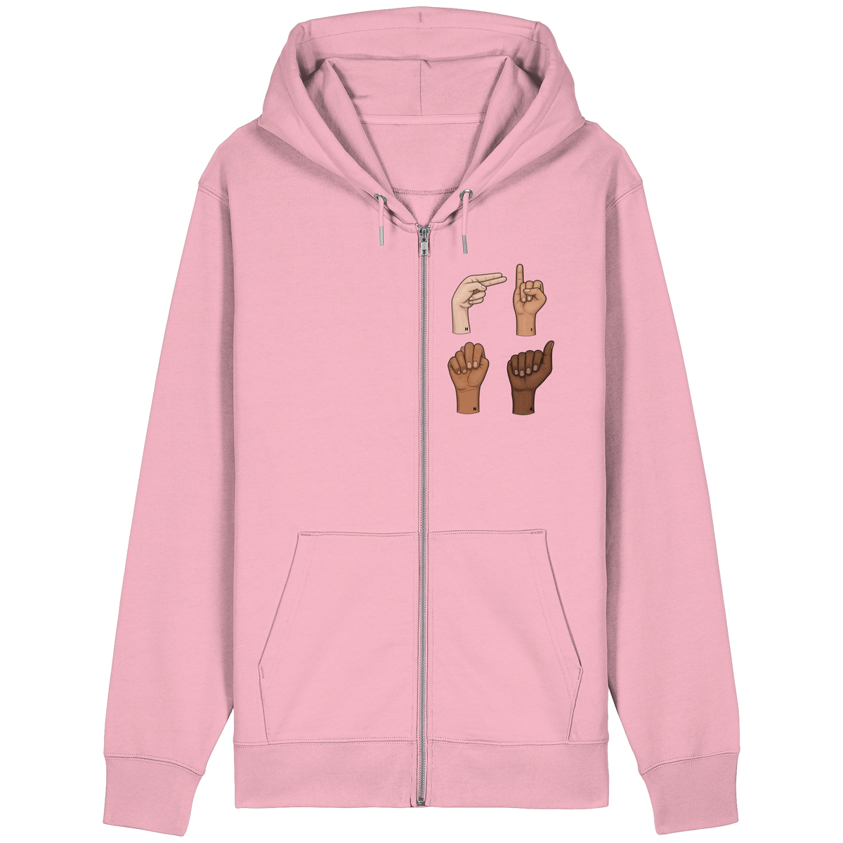 The Fingers - Organic Relaxed Zipper