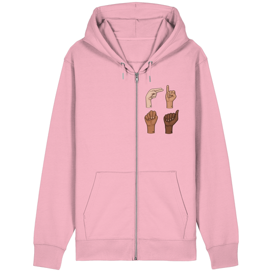 The Fingers - Organic Relaxed Zipper