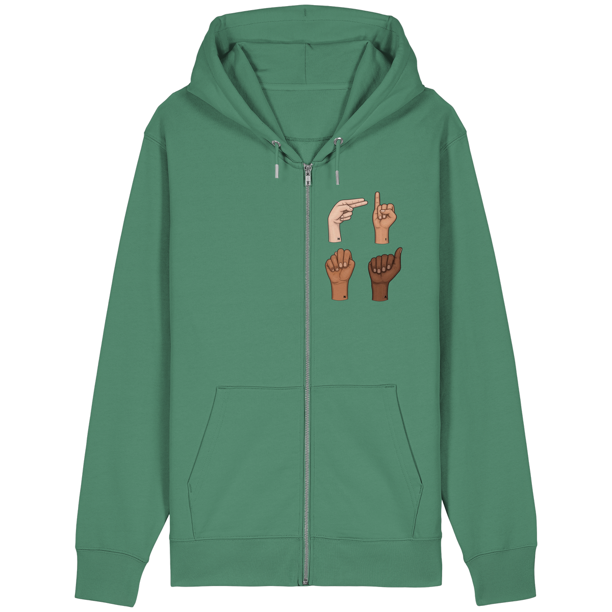 The Fingers - Organic Relaxed Zipper