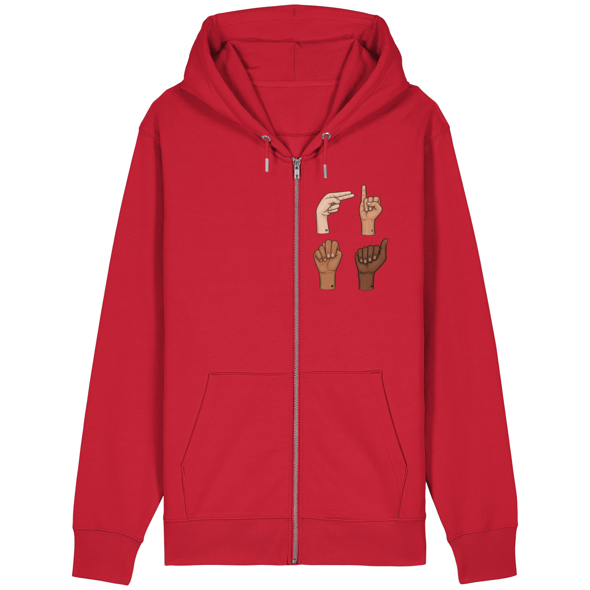 The Fingers - Organic Relaxed Zipper