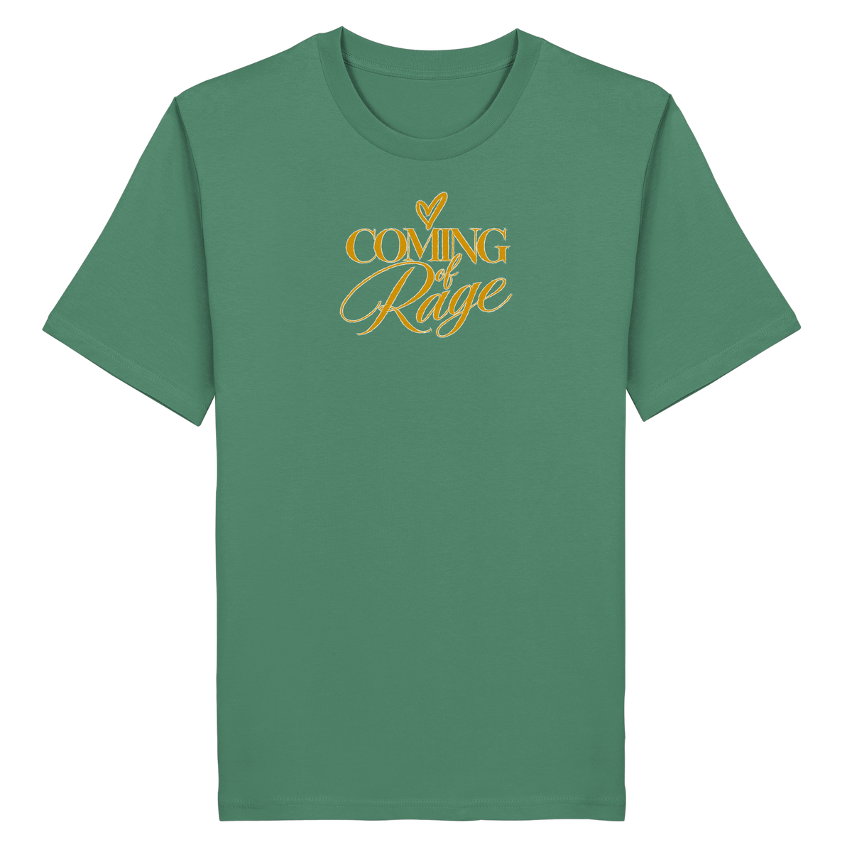 The Coming of Rage – Organic Shirt, Motiv gelb auf Green Bay