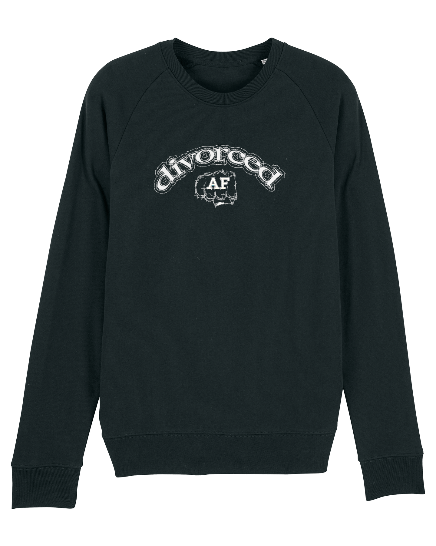 Organic Raglan Sweatshirt - The Divorced Black