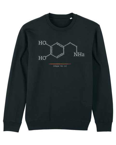 Organic Sweatshirt - The Dopamin Black