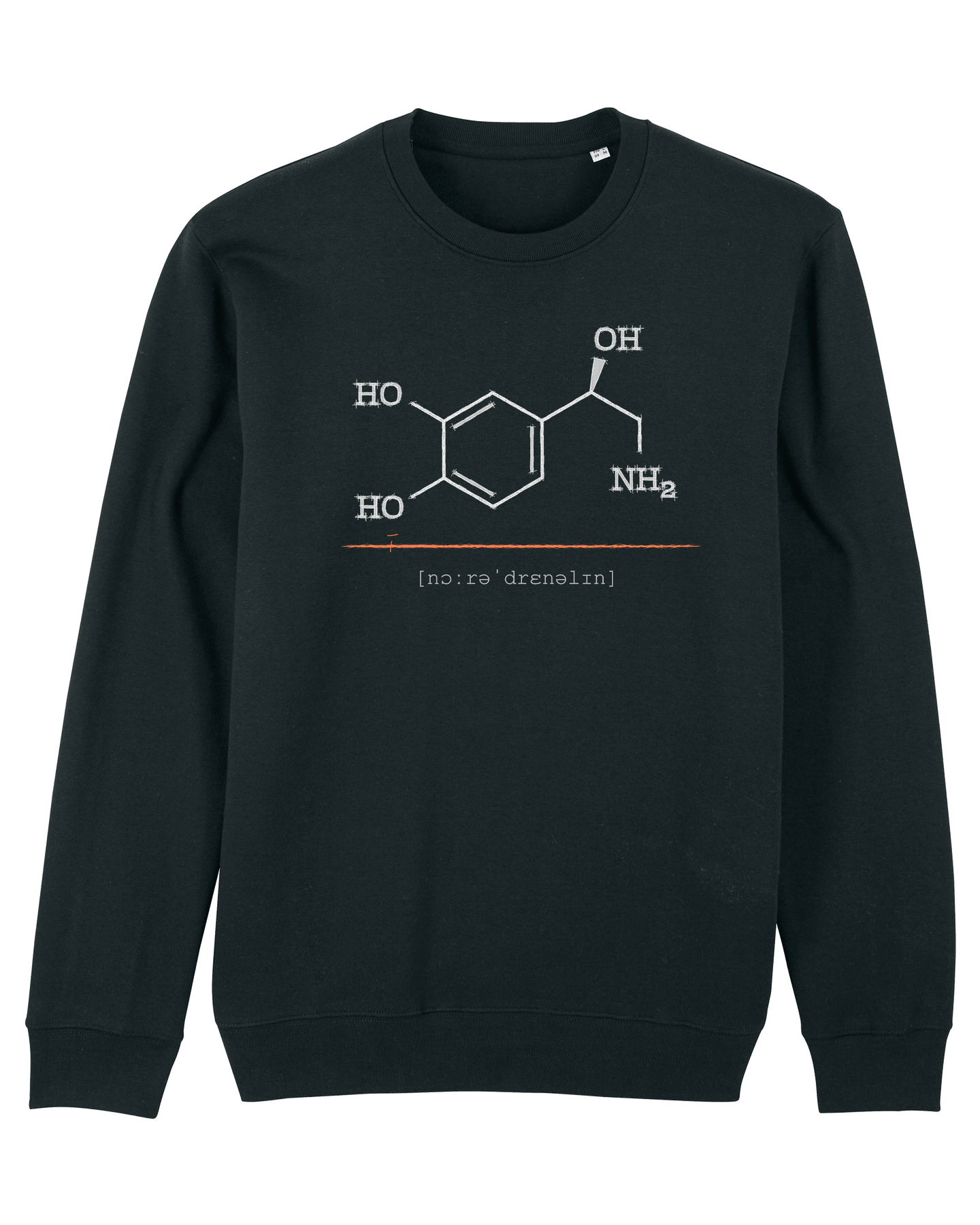 Organic Sweatshirt - The Noradrenalin Black