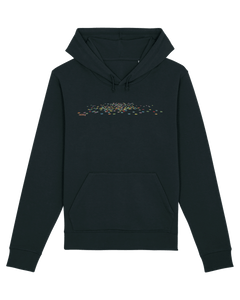 Organic Hoodie - The Konfetti Black