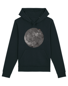 Organic Hoodie - The Moon Black