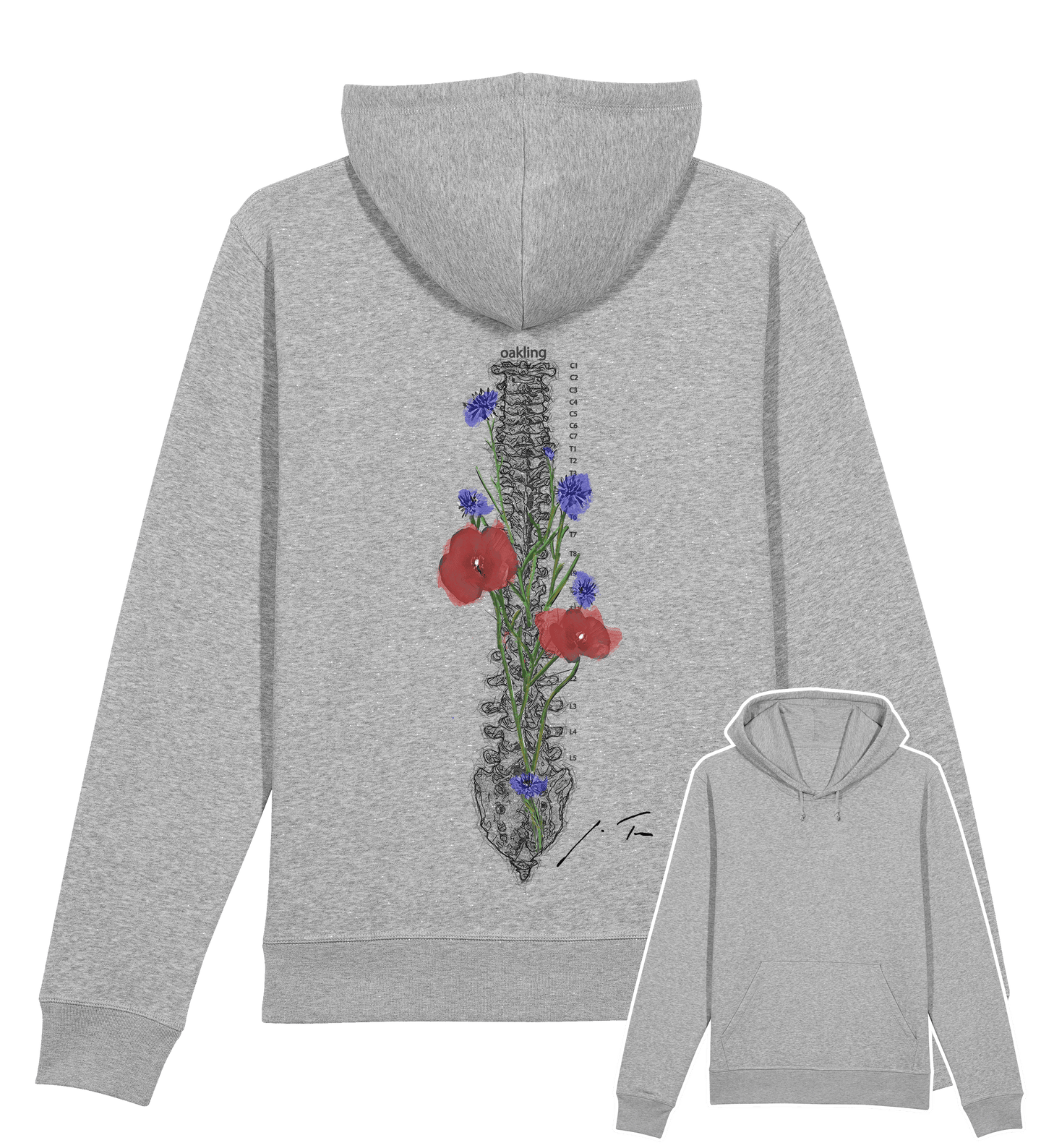 Organic Hoodie - The Rückgrat