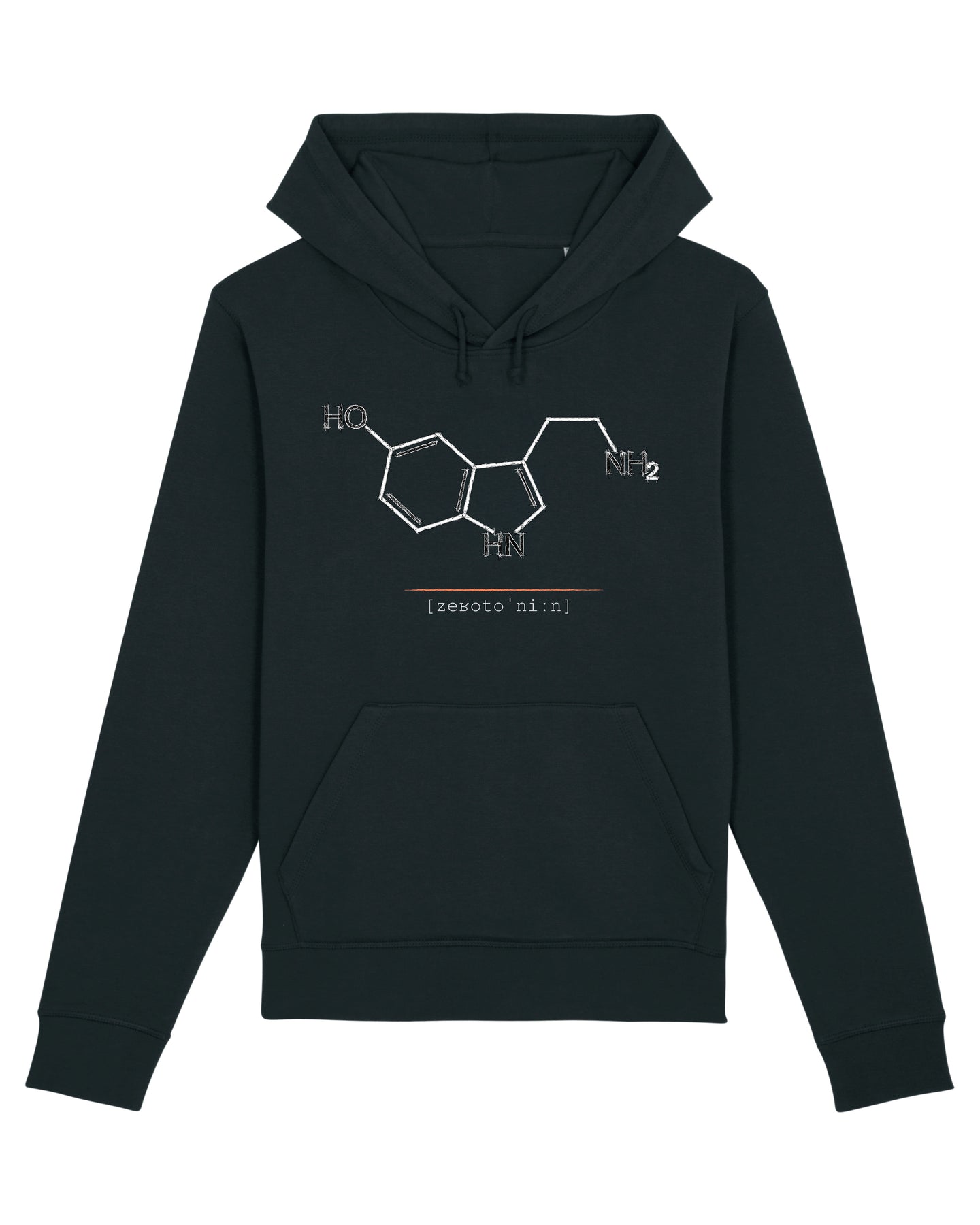 Organic Hoodie - The Serotonin Black