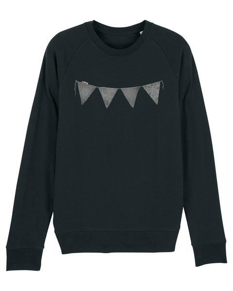 Organic Raglan Sweatshirt - The Birthday Black
