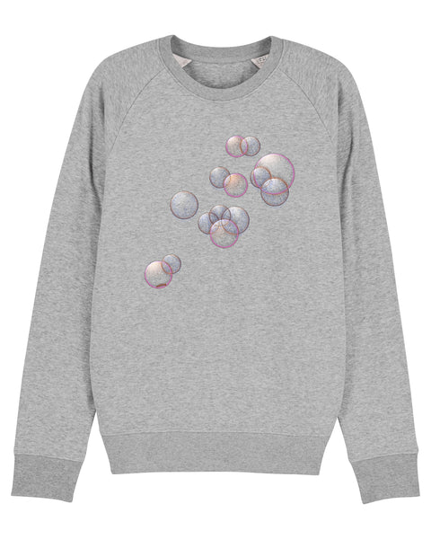 Organic Raglan Sweatshirt - The Bubbles