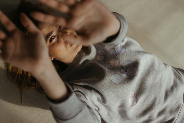 Organic Raglan Sweatshirt - The Bubbles