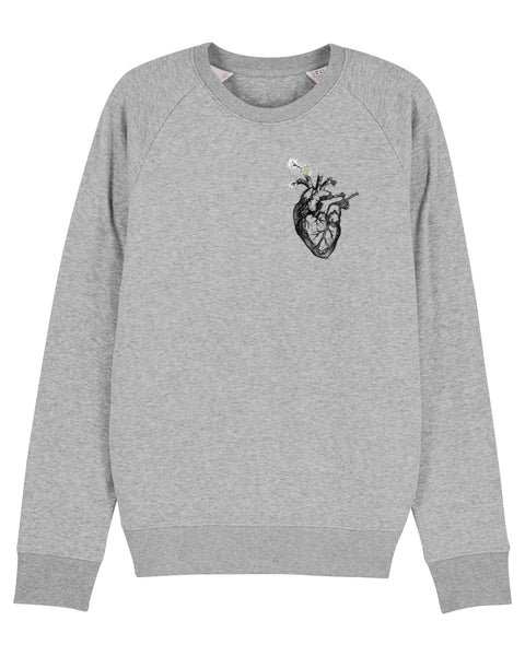 Organic Raglan Sweatshirt - The Heart