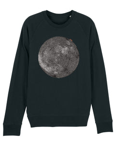 Organic Raglan Sweatshirt - The Moon Black