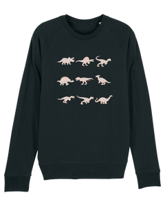 Organic Raglan Sweatshirt - The Pack Black