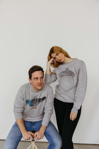 Organic Raglan Sweatshirt - The Pigeon