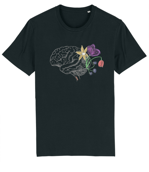 Organic Shirt - The Brain Black
