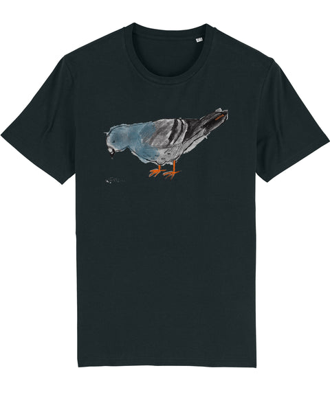 Organic Shirt - The Pigeon Black