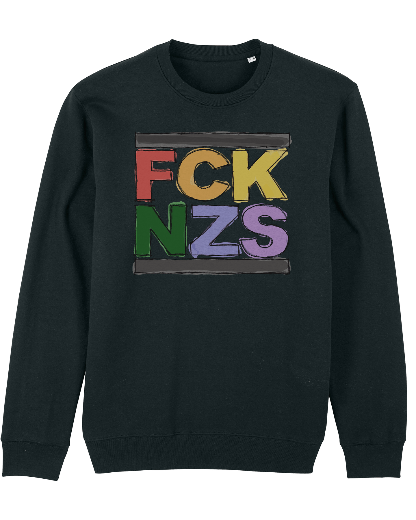 Organic Sweatshirt - The FCK Black